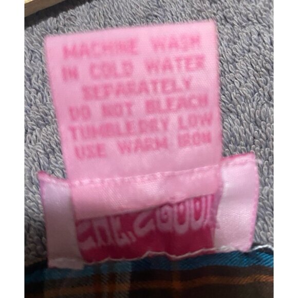 She's Cool Sundress L Short Babydoll Mini Plaid Embroidered Y2K Fairy Boho Fest - Picture 7 of 11